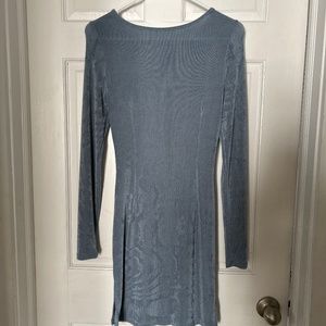 Tight mini low cut back dress